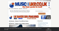 Desktop Screenshot of musicilike.co.uk